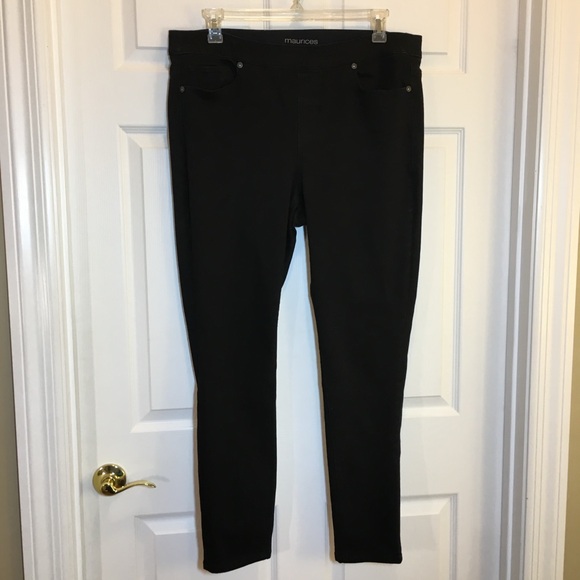Maurice’s Black PullOn Stretch Jean Size 18 Reg - Picture 2 of 6